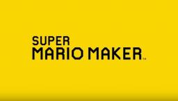 Super Mario Maker Title Screen
